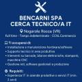 BENCARNI SPA CERCA TECNICO/A IT Nogarole Rocca (VR) –  Full time – Tempo indete…