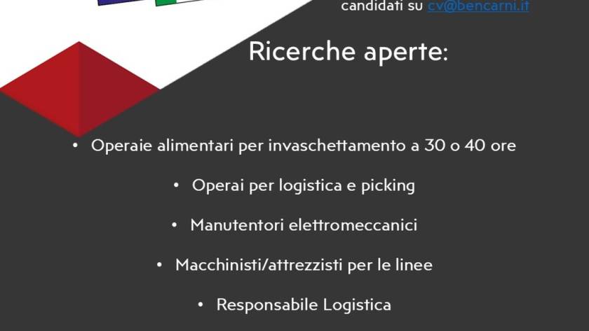 ricerche aperte in BENCARNI!...
