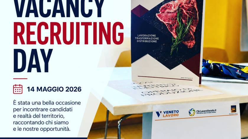 BENCARNI SPA ha partecipato all’evento organizzato da Veneto Lavoro, “Vacancy Re...