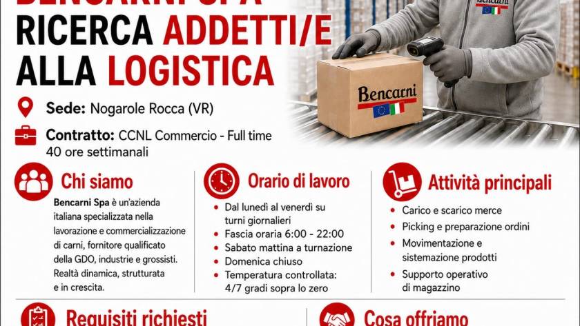 Guarda la nostra offerta di lavoro! Entra a far parte del nostro Team...