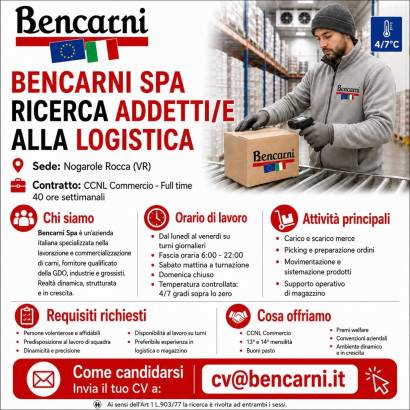 Guarda la nostra offerta di lavoro! Entra a far parte del nostro Team