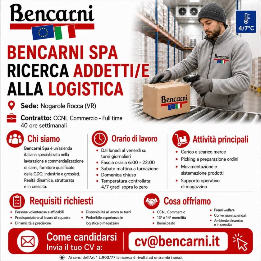 Guarda la nostra offerta di lavoro! Entra a far parte del nostro Team
